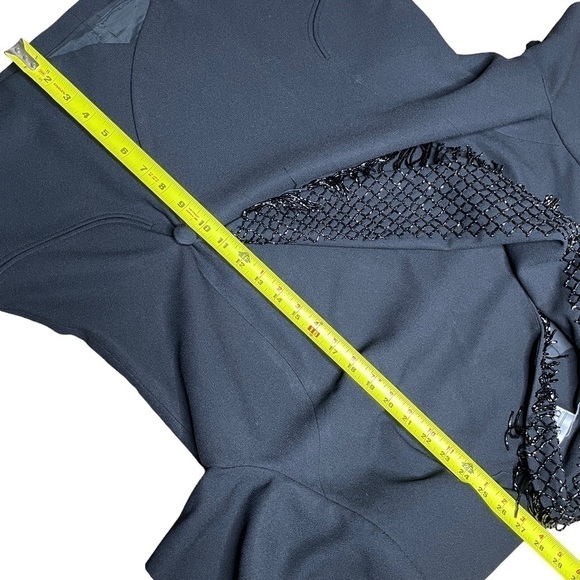 Chancelle beaded black jacket vintage 18 - Picture 2 of 7